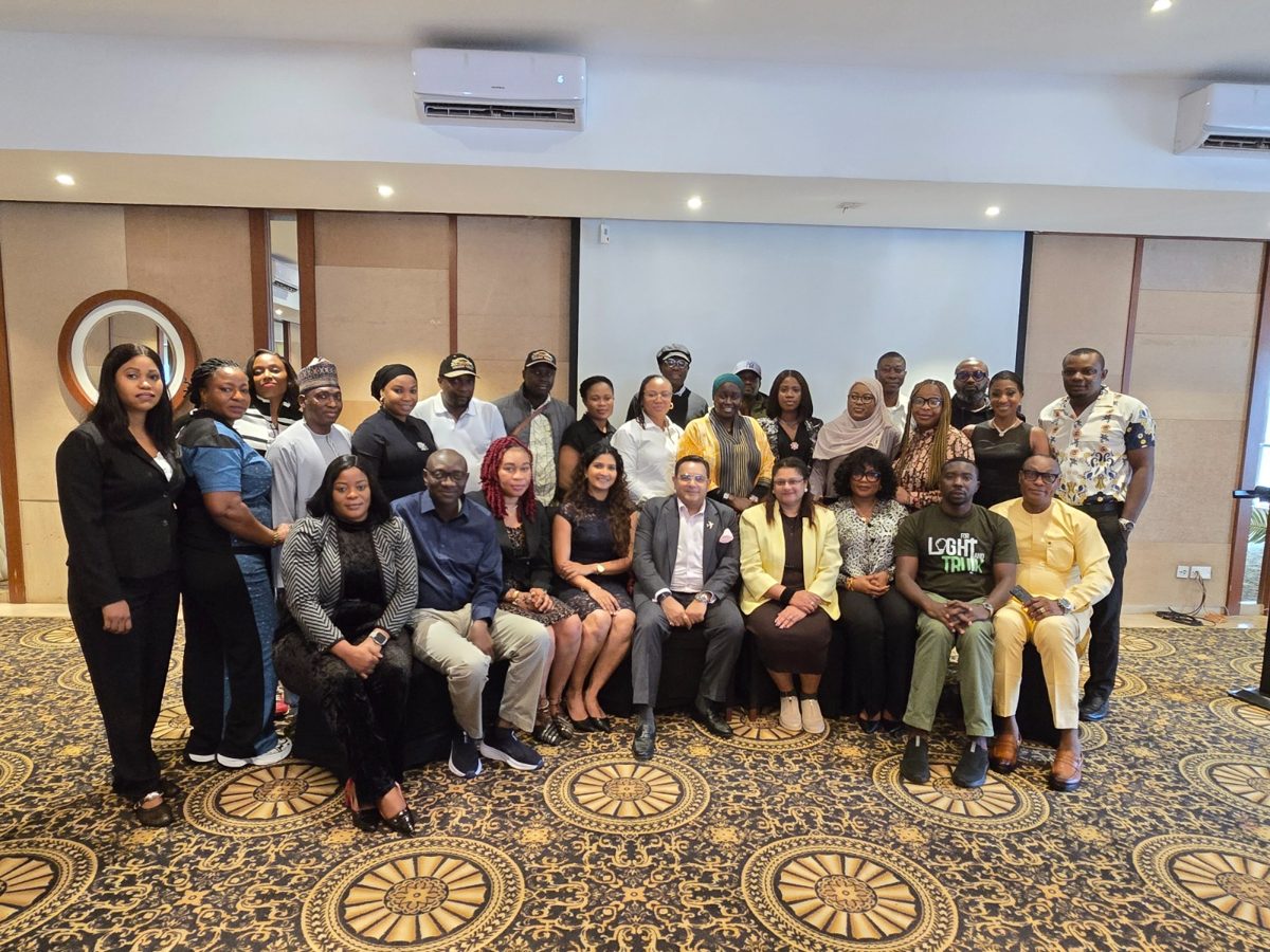Overseas corporate training cohort with programme facilitators
